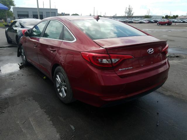 Photo 2 VIN: 5NPE24AFXFH050734 - HYUNDAI SONATA SE 