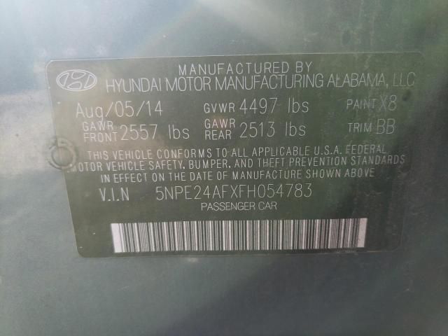 Photo 9 VIN: 5NPE24AFXFH054783 - HYUNDAI SONATA SE 