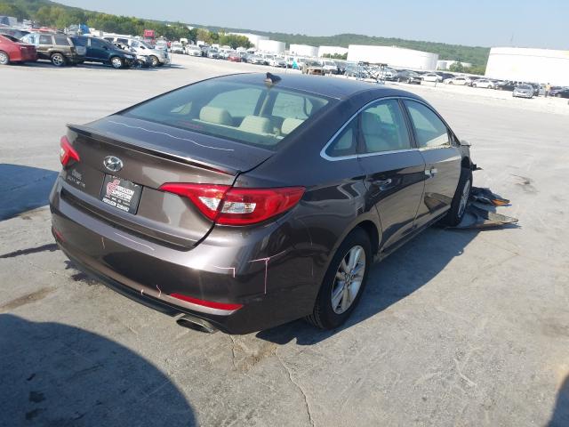 Photo 3 VIN: 5NPE24AFXFH065587 - HYUNDAI SONATA SE 