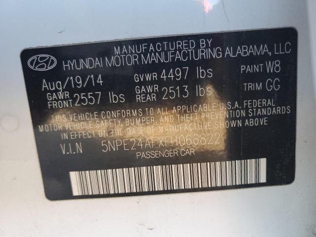 Photo 11 VIN: 5NPE24AFXFH066822 - HYUNDAI SONATA SE 