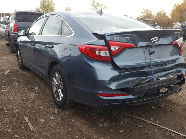 Photo 2 VIN: 5NPE24AFXFH134830 - HYUNDAI SONATA SE 