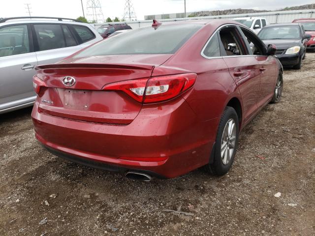 Photo 3 VIN: 5NPE24AFXFH139056 - HYUNDAI SONATA SE 