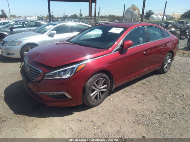 Photo 1 VIN: 5NPE24AFXFH153524 - HYUNDAI SONATA 