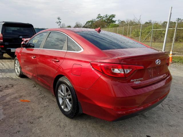 Photo 2 VIN: 5NPE24AFXFH158075 - HYUNDAI SONATA SE 