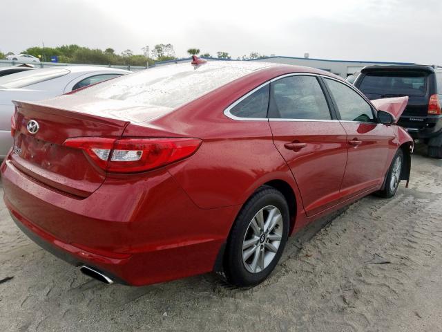 Photo 3 VIN: 5NPE24AFXFH158075 - HYUNDAI SONATA SE 