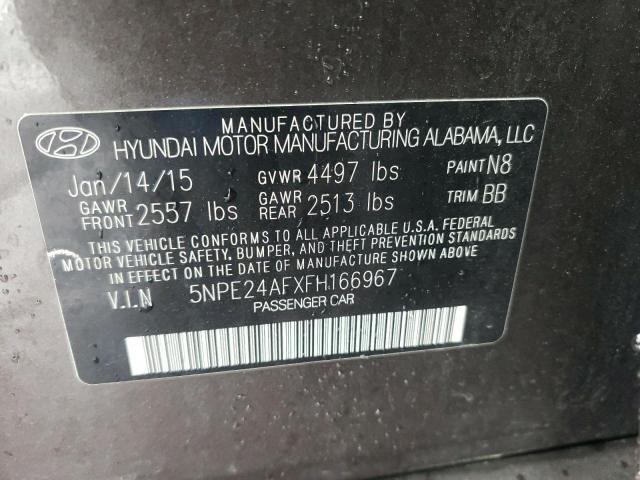 Photo 11 VIN: 5NPE24AFXFH166967 - HYUNDAI SONATA SE 