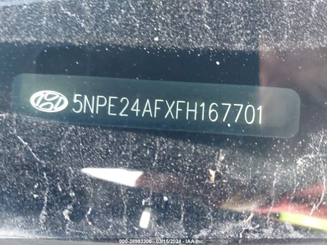 Photo 8 VIN: 5NPE24AFXFH167701 - HYUNDAI SONATA 