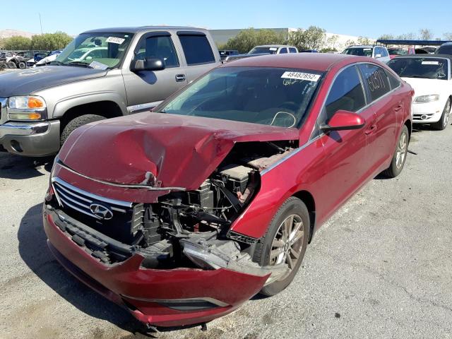 Photo 1 VIN: 5NPE24AFXFH170937 - HYUNDAI SONATA SE 