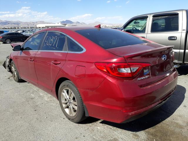 Photo 2 VIN: 5NPE24AFXFH170937 - HYUNDAI SONATA SE 