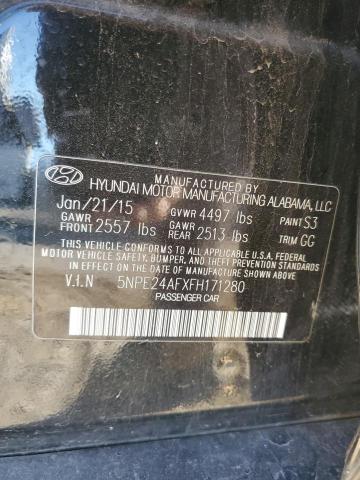 Photo 11 VIN: 5NPE24AFXFH171280 - HYUNDAI SONATA 