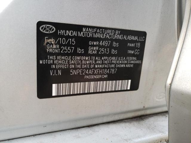 Photo 11 VIN: 5NPE24AFXFH184787 - HYUNDAI SONATA 