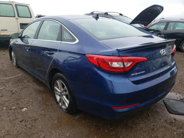 Photo 2 VIN: 5NPE24AFXFH192081 - HYUNDAI SONATA SE 