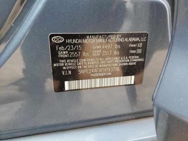 Photo 11 VIN: 5NPE24AFXFH193716 - HYUNDAI SONATA SE 