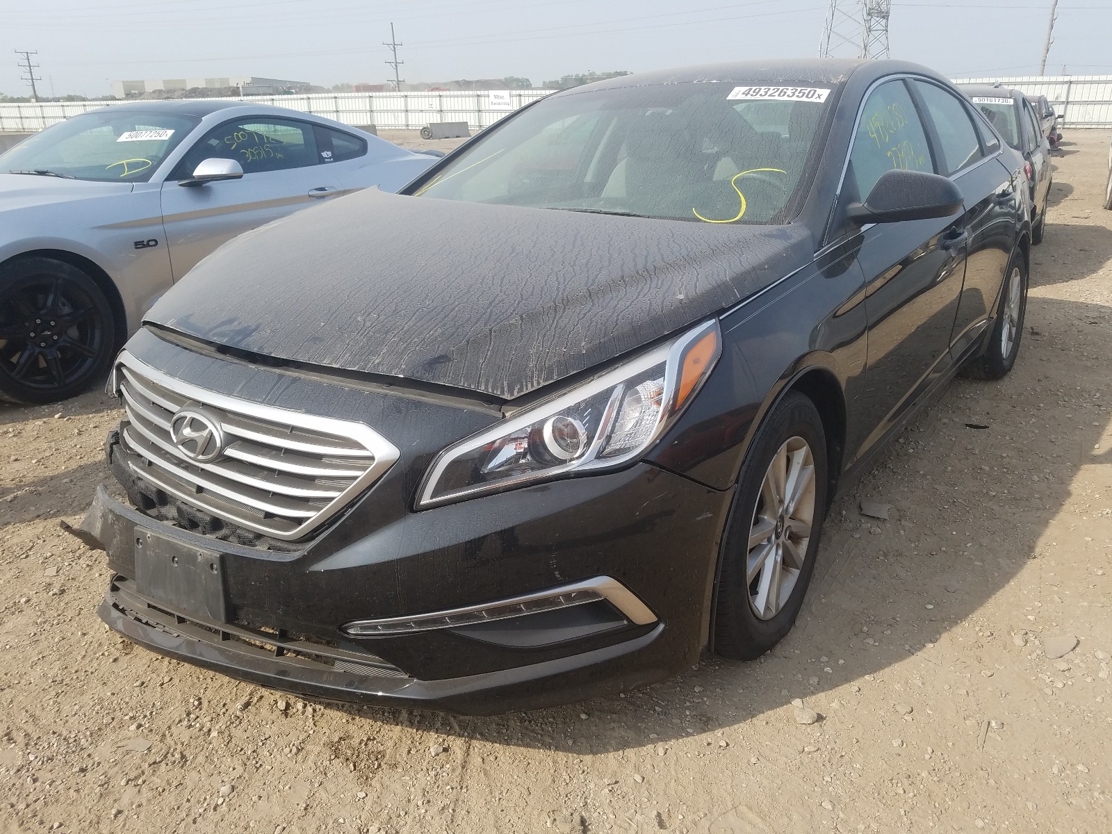 Photo 1 VIN: 5NPE24AFXFH201796 - HYUNDAI SONATA SE 