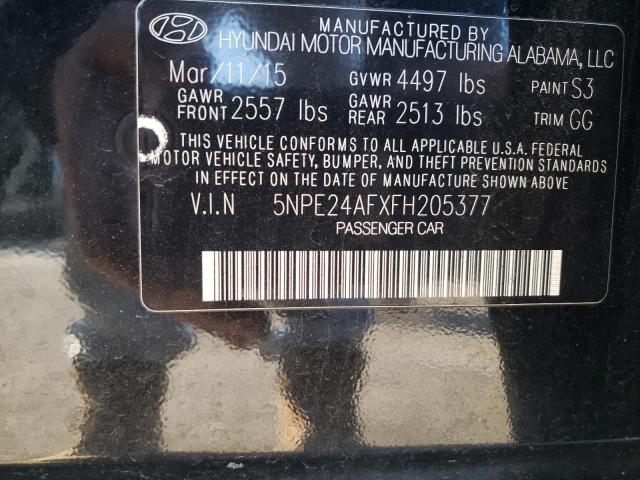 Photo 11 VIN: 5NPE24AFXFH205377 - HYUNDAI SONATA 