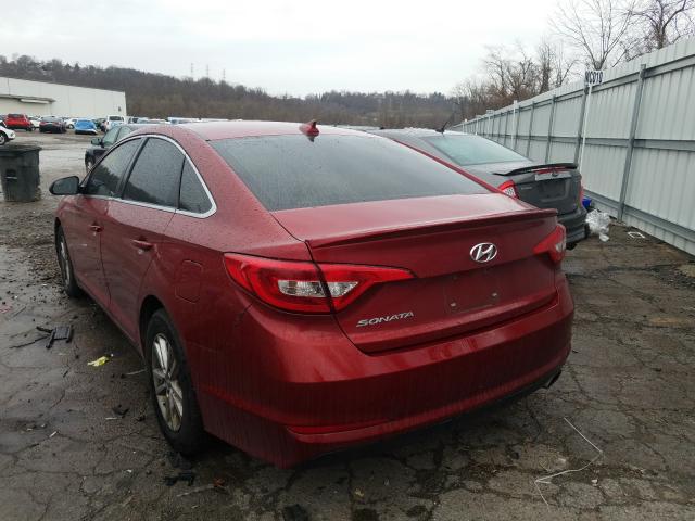 Photo 2 VIN: 5NPE24AFXFH207288 - HYUNDAI SONATA SE 