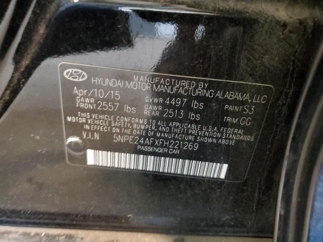 Photo 11 VIN: 5NPE24AFXFH221269 - HYUNDAI SONATA 