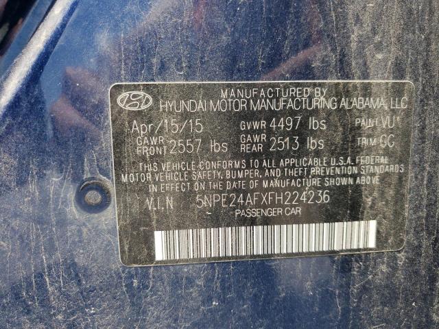 Photo 9 VIN: 5NPE24AFXFH224236 - HYUNDAI SONATA SE 