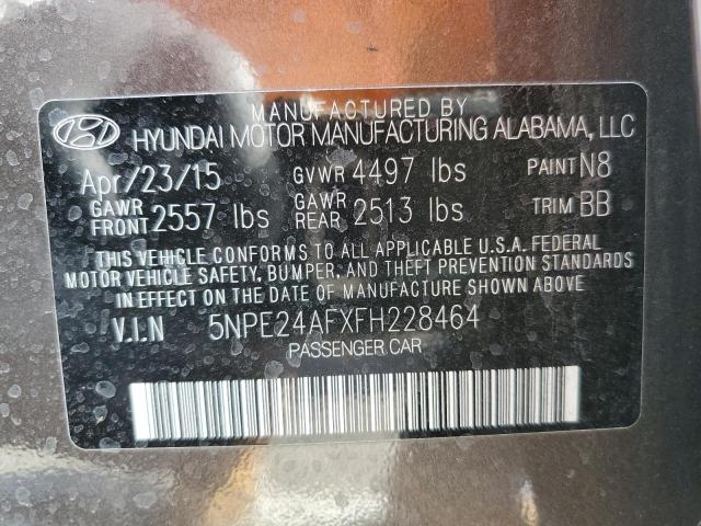 Photo 11 VIN: 5NPE24AFXFH228464 - HYUNDAI SONATA SE 