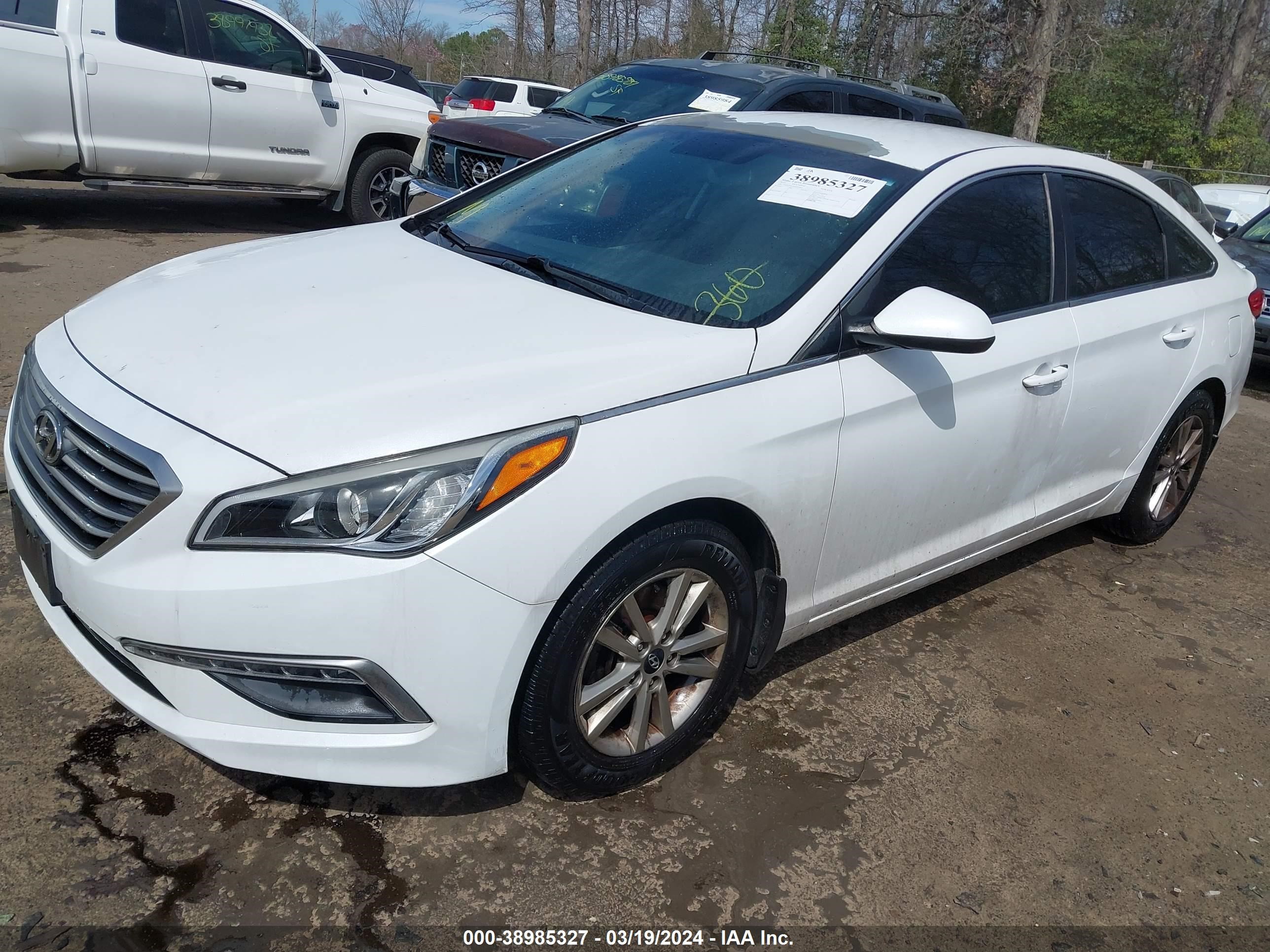 Photo 1 VIN: 5NPE24AFXFH229307 - HYUNDAI SONATA 