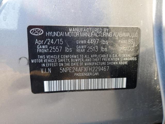 Photo 11 VIN: 5NPE24AFXFH229467 - HYUNDAI SONATA SE 