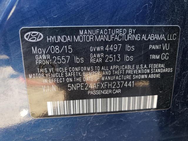 Photo 11 VIN: 5NPE24AFXFH237441 - HYUNDAI SONATA 