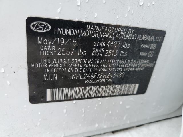 Photo 11 VIN: 5NPE24AFXFH243482 - HYUNDAI SONATA SE 