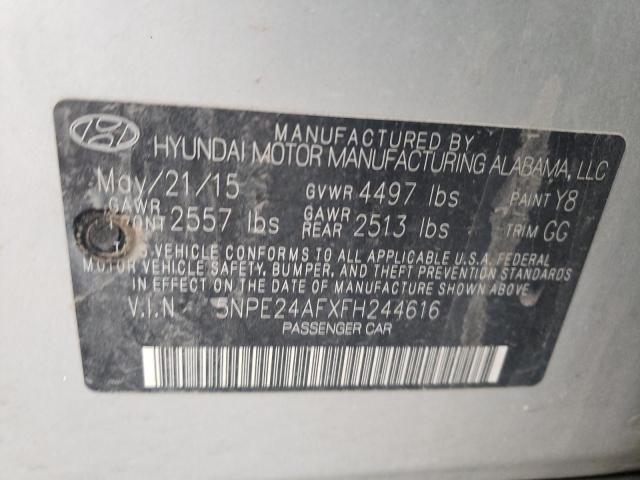 Photo 11 VIN: 5NPE24AFXFH244616 - HYUNDAI SONATA SE 