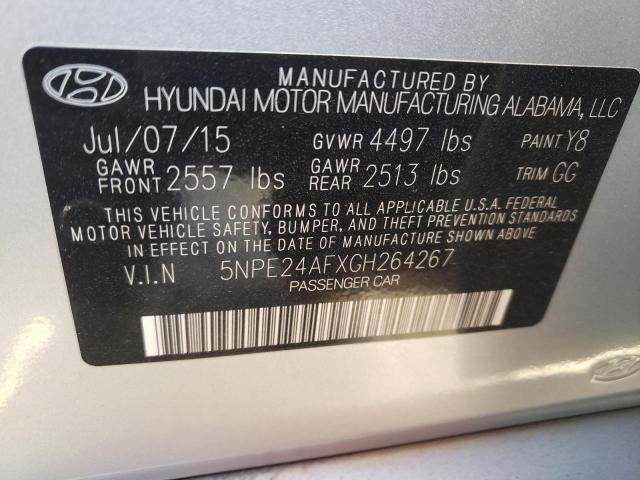 Photo 9 VIN: 5NPE24AFXGH264267 - HYUNDAI SONATA 