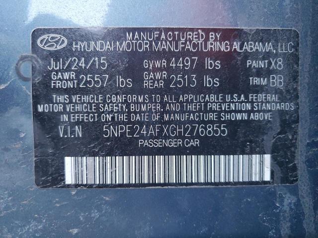 Photo 12 VIN: 5NPE24AFXGH276855 - HYUNDAI SONATA SE 