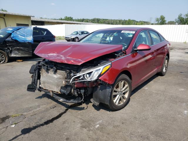 Photo 1 VIN: 5NPE24AFXGH296569 - HYUNDAI SONATA SE 