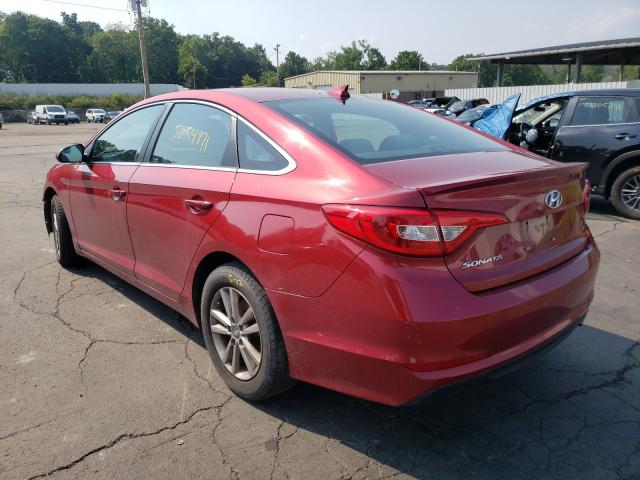 Photo 2 VIN: 5NPE24AFXGH296569 - HYUNDAI SONATA SE 