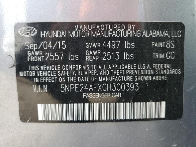 Photo 11 VIN: 5NPE24AFXGH300393 - HYUNDAI SONATA SE 