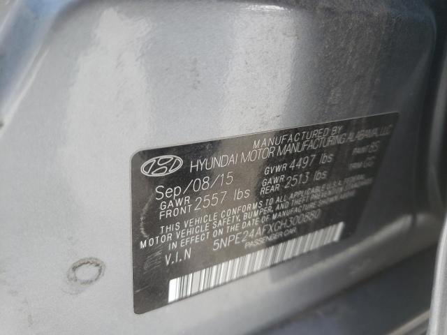 Photo 9 VIN: 5NPE24AFXGH300880 - HYUNDAI SONATA SE 