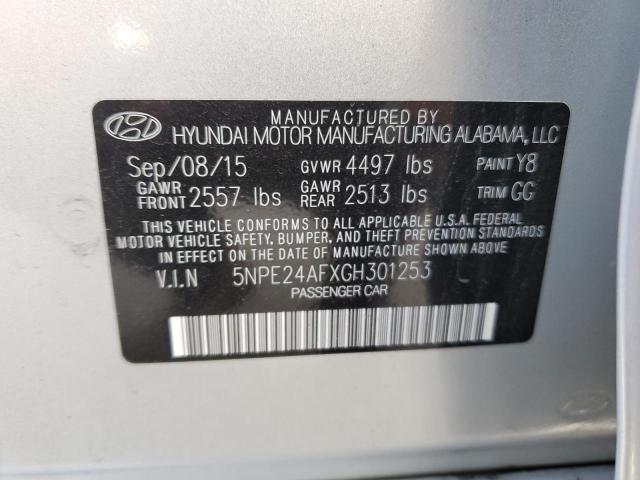 Photo 12 VIN: 5NPE24AFXGH301253 - HYUNDAI SONATA SE 