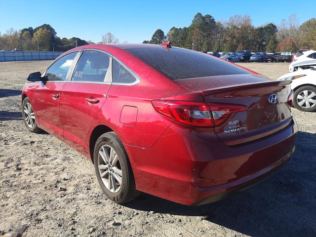 Photo 2 VIN: 5NPE24AFXGH305609 - HYUNDAI SONATA SE 