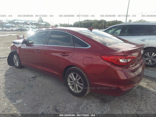 Photo 2 VIN: 5NPE24AFXGH313127 - HYUNDAI SONATA 