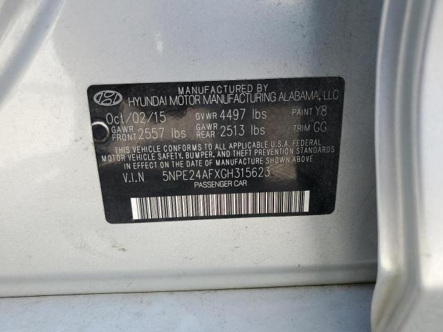 Photo 11 VIN: 5NPE24AFXGH315623 - HYUNDAI SONATA SE 