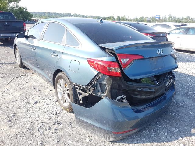 Photo 2 VIN: 5NPE24AFXGH358973 - HYUNDAI SONATA SE 