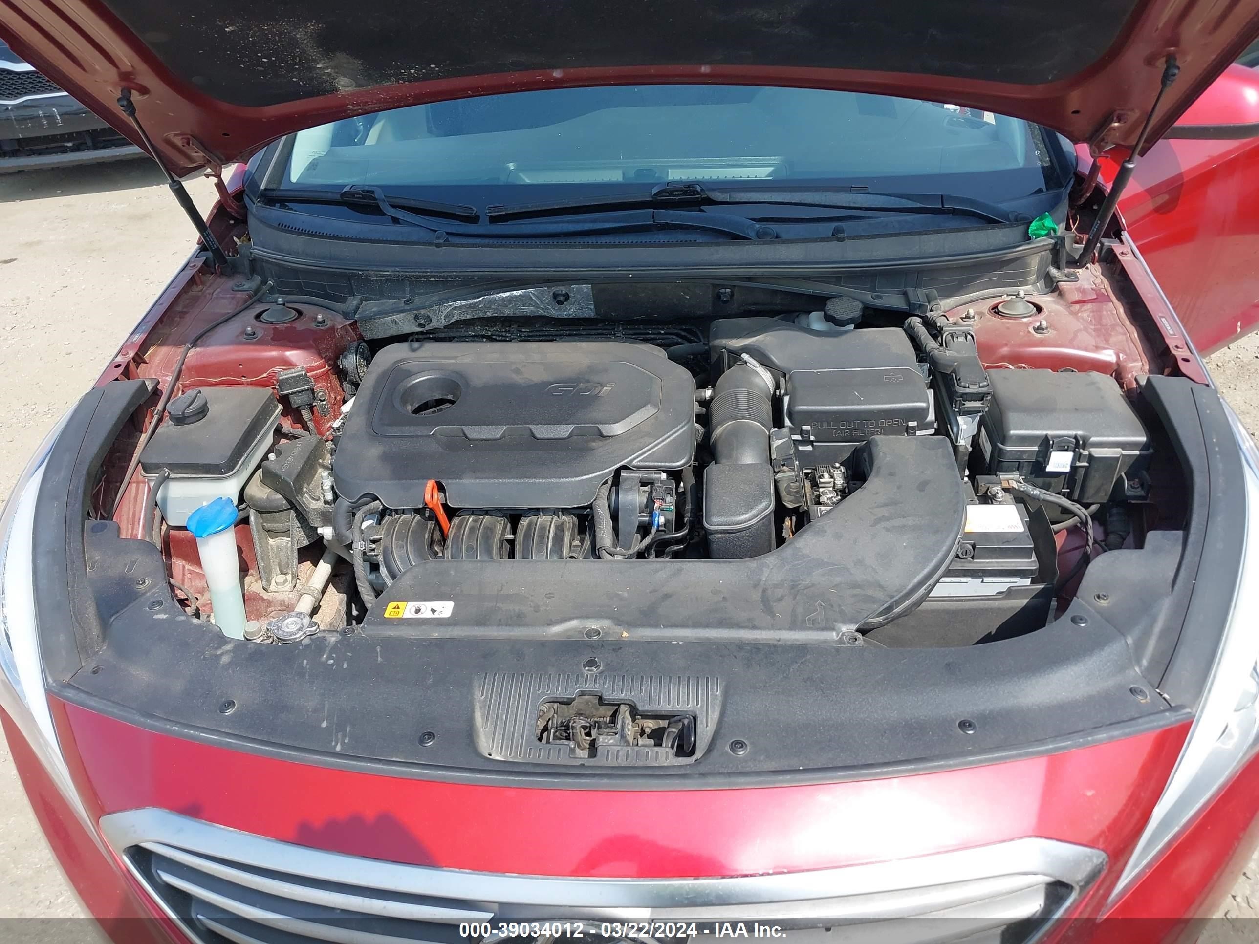 Photo 9 VIN: 5NPE24AFXGH360366 - HYUNDAI SONATA 