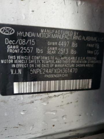 Photo 11 VIN: 5NPE24AFXGH361470 - HYUNDAI SONATA SE 