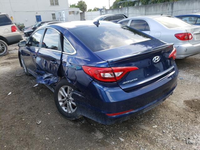 Photo 2 VIN: 5NPE24AFXGH375580 - HYUNDAI SONATA SE 