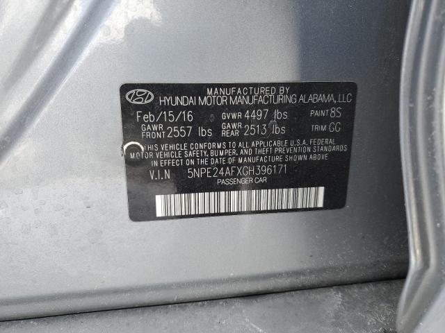 Photo 11 VIN: 5NPE24AFXGH396171 - HYUNDAI SONATA SE 