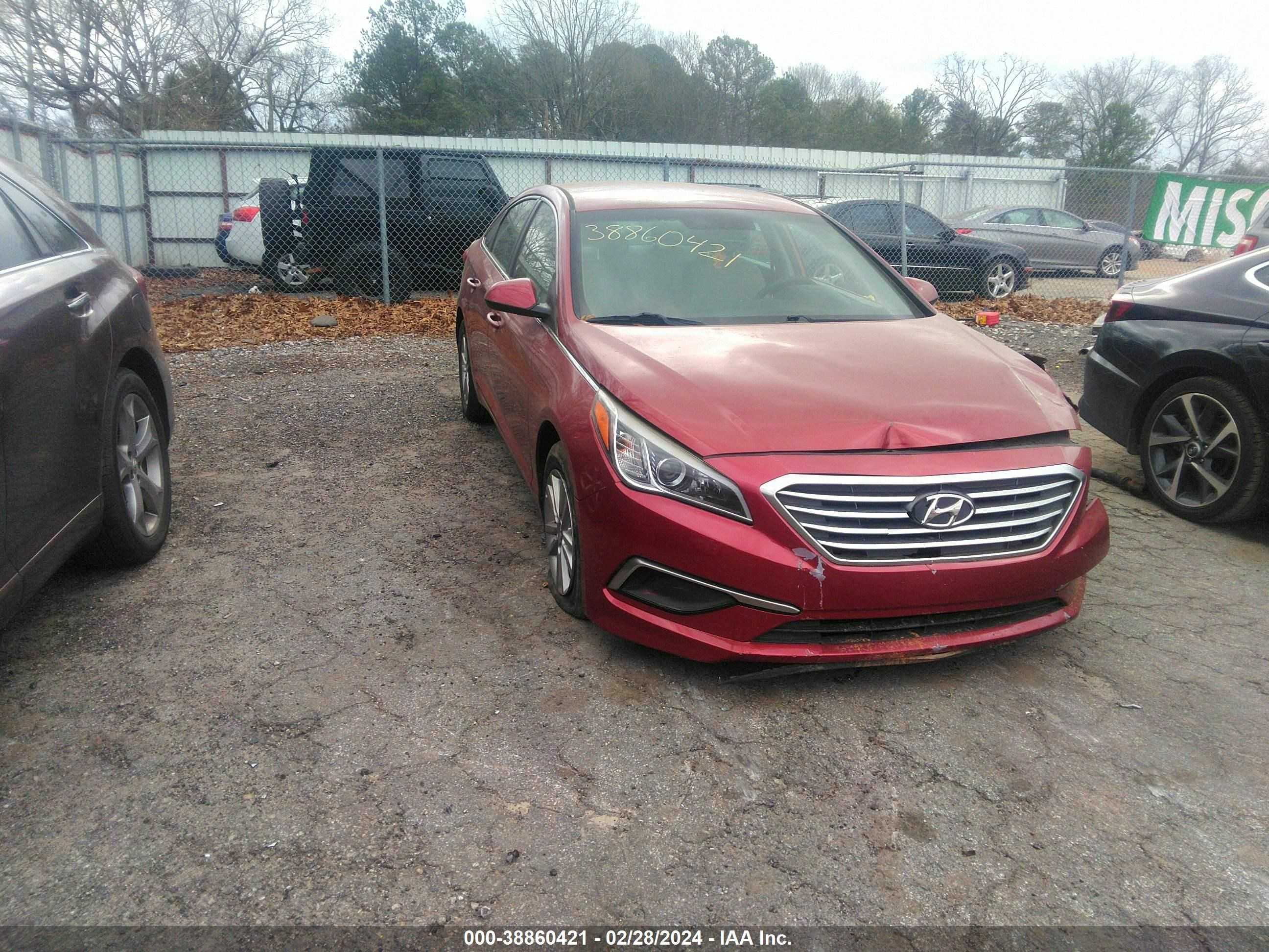 Photo 0 VIN: 5NPE24AFXGH398325 - HYUNDAI SONATA 