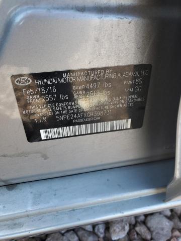 Photo 11 VIN: 5NPE24AFXGH398731 - HYUNDAI SONATA 