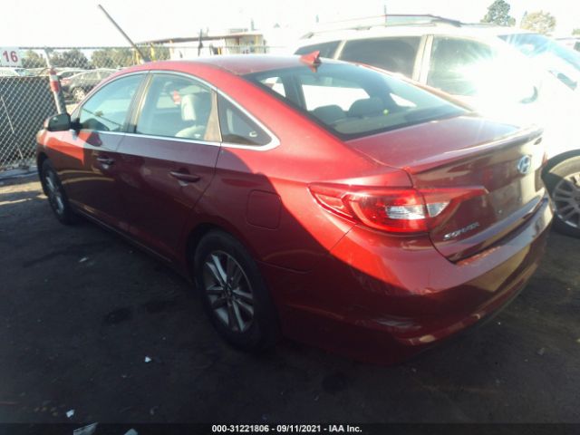 Photo 2 VIN: 5NPE24AFXGH408786 - HYUNDAI SONATA 