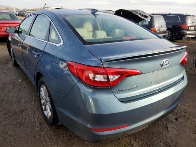 Photo 2 VIN: 5NPE24AFXGH424793 - HYUNDAI SONATA SE 