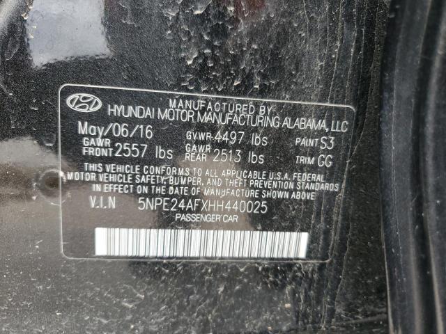 Photo 11 VIN: 5NPE24AFXHH440025 - HYUNDAI SONATA SE 