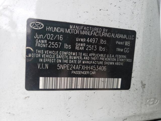 Photo 9 VIN: 5NPE24AFXHH453406 - HYUNDAI SONATA SE 