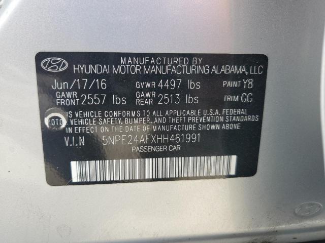 Photo 11 VIN: 5NPE24AFXHH461991 - HYUNDAI SONATA 